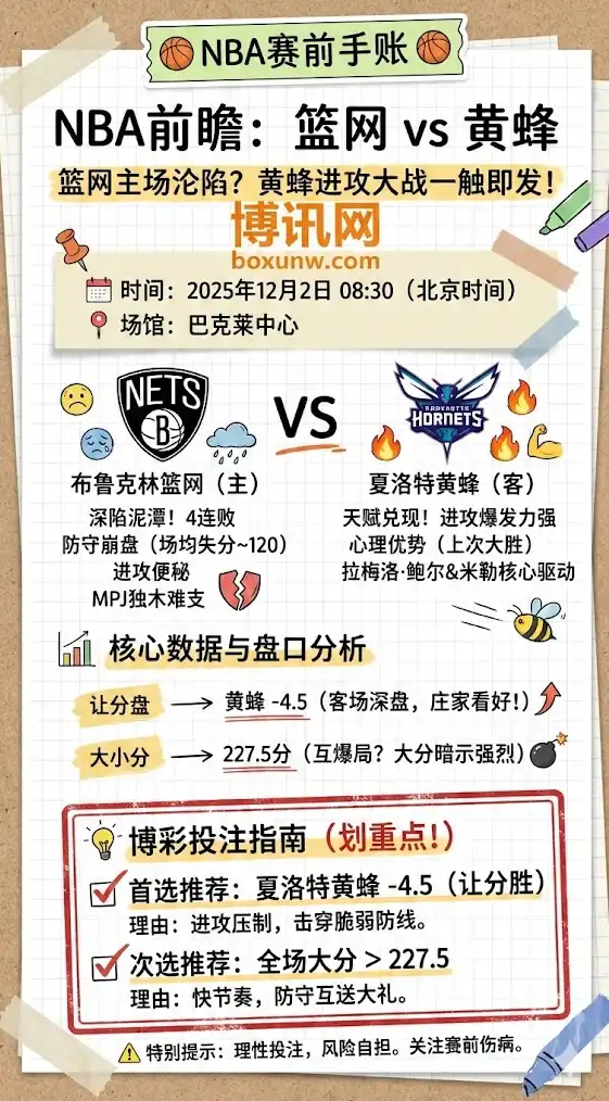 黄蜂vs篮网,NBA博彩预测,赔率分析,投注指南