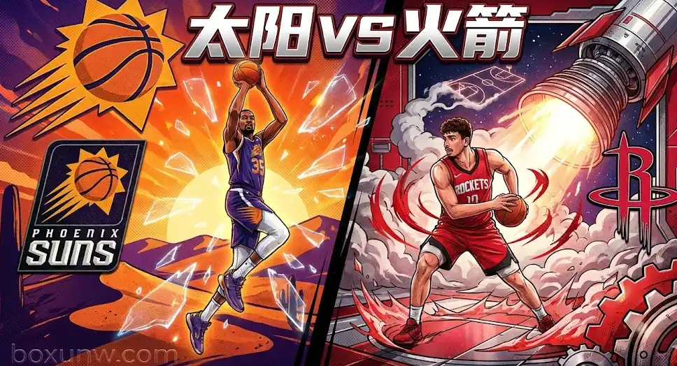 太阳vs火箭前瞻：布克伤退引爆盘口！休城-11.5分能穿？内线肉搏战一触即发！