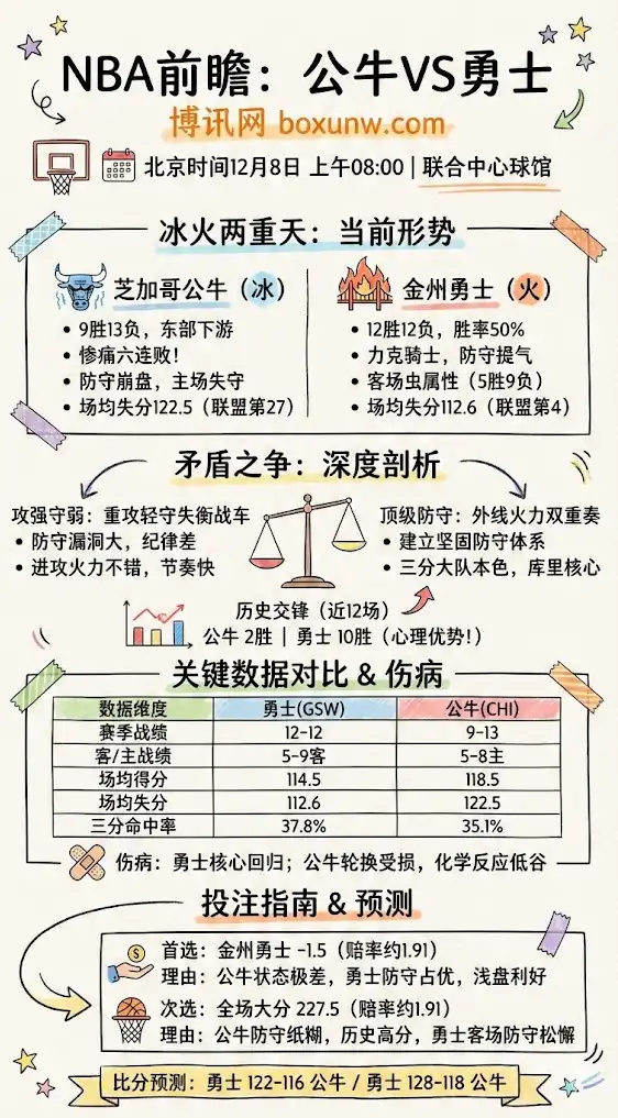 勇士vs公牛-NBA博彩预测，赔率分析，投注指南