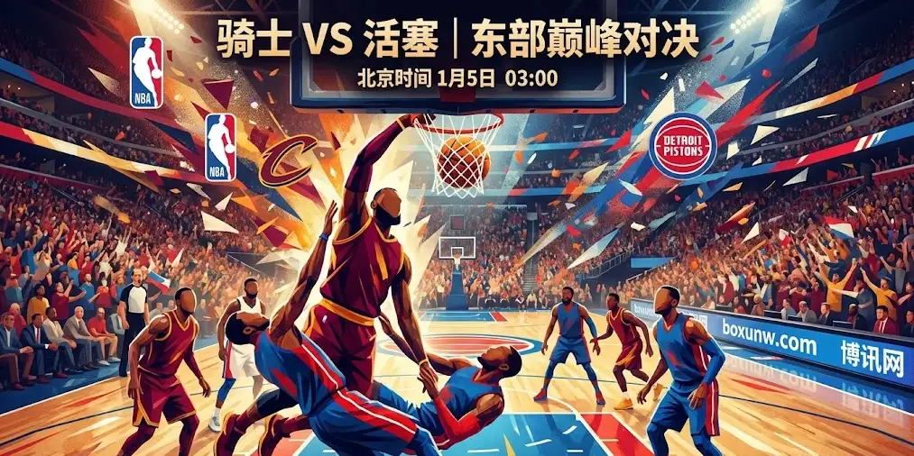 骑士VS活塞：让4.5是个坑？面对东部领头羊活塞，机构为何看衰客队