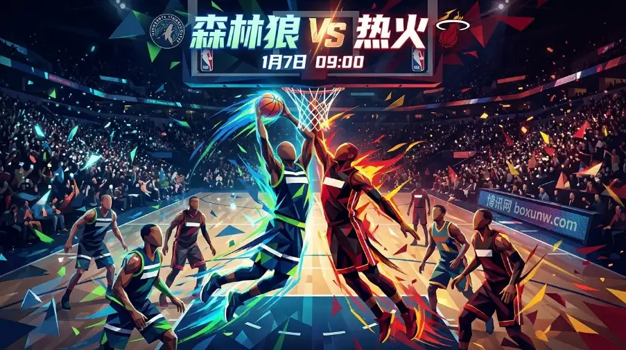 森林狼VS热火，4天2战！爱德华兹坐镇主场，热火残阵复仇？