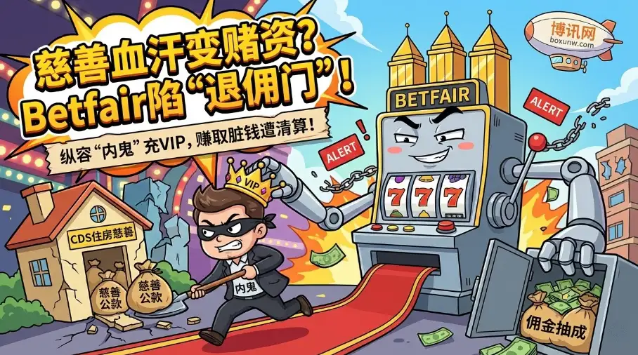 34万英镑善款被吞，Betfair拒退佣金：博彩平台的责任边界到底在哪？