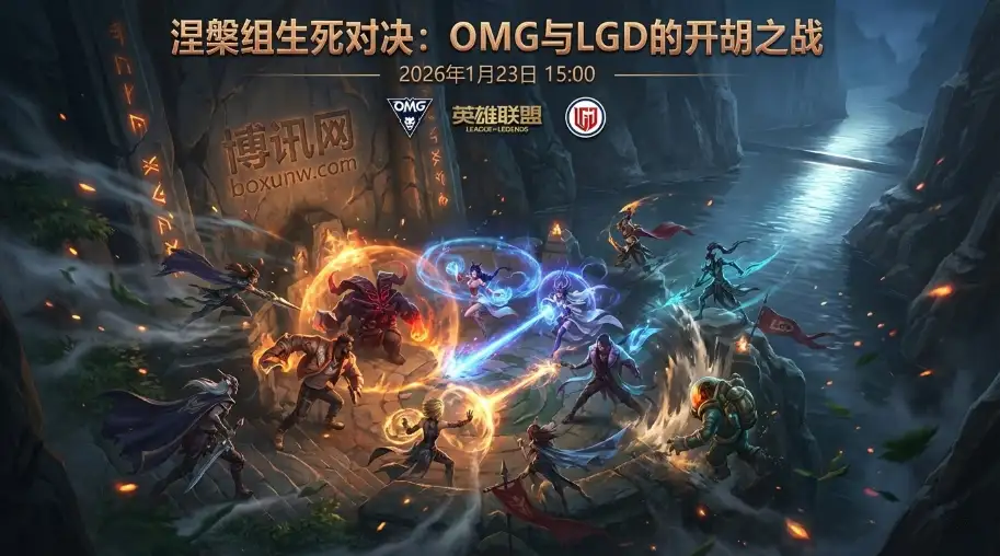 OMG对战LGD：涅槃组压力局！背水一战的OMG还有救吗