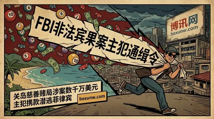 涉案2.3亿元！FBI通缉非法博彩人员！宣判后借口去看病，随即失联